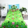 Pościel Minecraft Creeper Chaos 140×200 cm, 70×90 cm Podgląd zdjęcia produktu 3