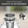 Creano Teekanne aus Glas 1,3l, 3-Teilige Glasteekanne mit Produktbild-Vorschau 7