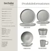 tectake® Kombiservice Una für 6 Personen ineinander Produktbild-Vorschau 5