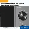 Exquisit Mikrowelle MW950-070 grau | max. 700 W | Garraum Produktbild-Vorschau 7