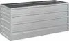vidaXL Garten-Hochbeet 100x40x45 cm Verzinkter Stahl Silber Produktbild-Vorschau 4