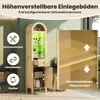 Mobiletto da bagno Merax con illuminazione a LED, mobiletto Anteprima dell’immagine prodotto 6