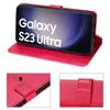 Handy Tasche für Samsung Galaxy S23 Ultra Handyhülle Blumen Produktbild-Vorschau 4