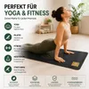 GOLDEN® Yogamatte Reise 1,0mm Naturkautschuk rutschfest Produktbild-Vorschau 6
