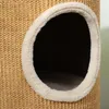 PawHut Kratztonne 60 cm Hoch Katzentonne mit 2 Höhle, für Produktbild-Vorschau 8