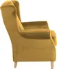 Max Winzer Ohrenbackensessel Lorris - Samtvelours mais - Produktbild-Vorschau 3