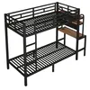Flieks Etagenbett 90x200cm mit Schreibtisch und Ablagen, Produktbild-Vorschau 12