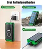 Solar Powerbank, 26800mAh Solar Ladegerät, Wireless Produktbild-Vorschau 5