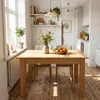 Ausziehbarer Esstisch 120-160x70x75cm Eicheoptik, Produktbild-Vorschau 2