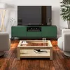 A living room scene with a TV stand, coffee table, and seating. Produktbild-Vorschau