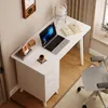 Weißer Computertisch mit Schubladen, Schule, Loft-Tisch, Produktbild-Vorschau 4
