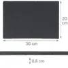24er Set 30x20cm Schieferplatte grau, Servierplatte Produktbild-Vorschau 3