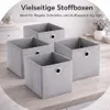 Faltbox 4er Set Aufbewahrungsbox Faltkiste Box Regalbox Produktbild-Vorschau 5