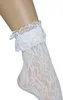 Retro Stil Weiße Spitze Socken 40s 19 Jahrhundert Karneval Produktbild-Vorschau 4
