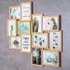 Bilderrahmen 70x65cm Collage 12 Fotos 13x18 Eiche MDF Holz Produktbild-Vorschau 3