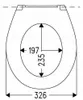 HARO WC-Sitz Plus 23 mit Deckel weiß Scharniere Edelstahl Produktbild-Vorschau 9