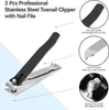 Set de coupe-ongles en acier inoxydable pour ongles épais, Voir les images du produit 2