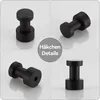 Handtuchhalter & -haken, Matt Schwarze Handtuchhaken - Set Produktbild-Vorschau 4