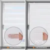 Roleta podwójna 75x210cm biała Roleta Duo bez wiercenia Podgląd zdjęcia produktu 5