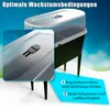 BigDean Hochbeet Balkon mit Abdeckung aus robustem Produktbild-Vorschau 7