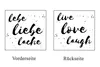 20 Servietten Lebe Liebe Lache 33x33cm Produktbild-Vorschau 3