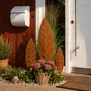 UNUS Gartendeko Gartenstecker Rost Palmblätter aus Metall Produktbild-Vorschau 4
