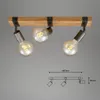 Faretto orientabile e inclinabile 3x E27 metallo-legno Anteprima dell’immagine prodotto 6