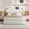 Fortuna Lai Polsterbett 140x200cm mit USB, Jugendbett Produktbild-Vorschau 2