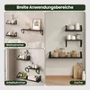 EUGAD 3er Set Wandregal, Hängeregal, Küchenregal hängend, Produktbild-Vorschau 7