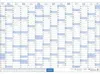 Heye Posterplaner 2027, Jahresplaner, blau, schlicht, 68 x Produktbild-Vorschau 1
