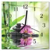 Tulup Glasuhr Wanduhr Küchenuhr Echt-Glas 30x30 cm Modern Produktbild-Vorschau 1