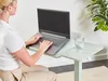 BELIANI Laptoptisch Hellgrün 70 x 40 cm Manuell Produktbild-Vorschau 5