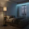 Stojací lampa Relaxdays s policí, rozměry: 180 x 30 cm, Náhled obrázku produktu 3