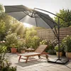 ML-Design Ampelschirm Ø 300 cm Anthrazit Alu Sonnenschirm Produktbild-Vorschau 10