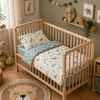 Baby Bettwäsche Safari Tiere 100x135 cm süße Bettwäsche mit Produktbild-Vorschau 7