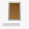 Manchester Wandspiegel Massivholzrahmen rechteckig 90 x 60 Produktbild-Vorschau 5