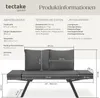 tectake® Rattan-Loungesofa Sintra 2in1 Funktion Produktbild-Vorschau 5