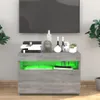vidaXL TV-Schrank mit LED-Leuchten Grau Sonoma 60x35x40 cm Produktbild-Vorschau 5