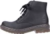 Rieker Schnürstiefel Schwarz Synthetik Größe: 36 Normal Produktbild-Vorschau 3