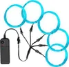 5*1m EL Kabel Neon Lichtschnur Leuchtschnur LED Licht Produktbild-Vorschau 1