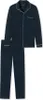 Schiesser Pyjama marineblau Baumwolle normale Passform Produktbild-Vorschau 12