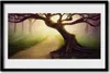 Bild 60x40 MDF-Rahmen Wandkunst Baum Sonnenstrahlen Produktbild-Vorschau 1