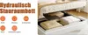Letto imbottito ProximaX con illuminazione a LED 140x200 cm Anteprima dell’immagine prodotto 10