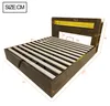 Flieks Hydraulisches Holzbett Jugendbett 180x200cm mit Produktbild-Vorschau 5