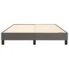 Struttura letto grigio 140x200 cm in ecopelle Anteprima dell’immagine prodotto 4