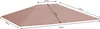 Ersatzdach für Garten Pavillon 3x4m Taupe / Beigegrau RAL Produktbild-Vorschau 2