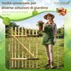 Floranica Cancello da giardino legno di nocciolo per Anteprima dell’immagine prodotto 2
