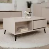 finori Arona 55A Couchtisch, sand / schwarz Maß: B x H x T Produktbild-Vorschau 11