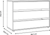 Schubkasteneinsatz - Grau - B 98 cm - mit 3 Schubladen - Produktbild-Vorschau 4