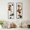 Wallity, Textured - 9, Wanddeko, Mehrfarbig, Metall, 32 x Produktbild-Vorschau 2